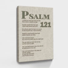 Sage Green Wall Art, Modern Scripture Poster, Poster, Psalm Quotes, Scripture Art, Wooden Framed Canvas Poster - Framed, Vertical - 裱框畫布 - 查看 1