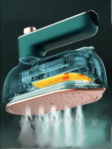 Kit Mini Ferro de Passar Mais Mini Maquina De Costura Bivolt 110/220v - Multicolorido - Visão 4