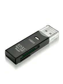 USB 3.0 SD/TF Card Reader - 2-In-1 High-Speed Memory Card Adapter For Photography & Devices - Multicolor - View 5