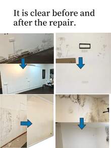 JUE FISH Orange Wall Paint, Comes With Large Roller, Water-Based Latex Paint; White Water-Based Latex Wall Repair & Cleaning Paint For Home Use; Wall Stain Renewal; Suitable As A Gift For Family And Friends For Holidays, Valentine's Day Or Back-To-School Season (Random Shipment Of New And Old Models) - Multicolor - View 3