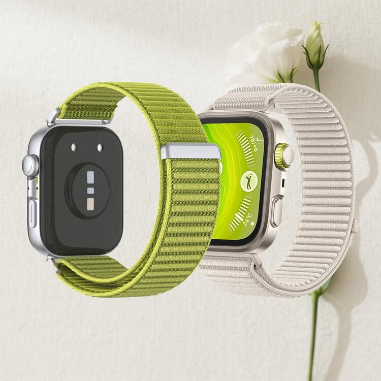 2条尼龙表带，魔术贴设计，兼容华为Fit 3/Fit 4/Fit 4 Pro手表，可调节透气运动表带，男女通用 - for watch fit3/fit4/fit4 pro - 查看 20