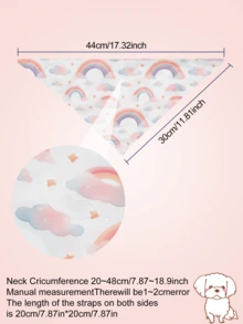 Random 3-Color Cartoon Pattern Fashion Scarf - Dog And Cat Drool Bib And Decorative Accessories, Cute Pet Style, Triangular Design, Extension Belt Design, Exquisite Multifunctional Decoration, Pet Collar Alternative, Suitable For Indoor And Outdoor Use