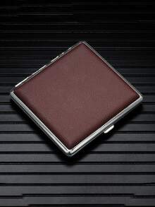 20 piezas Estuche de cigarrillos de metal con de patrón floral vintage