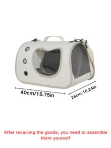 2 PCS Of Large Cat Outing Large Space Handbag, Shoulder Bag, Can Be Handheld, Can Be Carried On The Back, Suitable For Cats, Light Material, Easy To Carry, Large Space Multi-Faceted And Breathable, Good Ventilation Cats Are More Comfortable, The Best Choice For Pets To Go Out, And The Appearance Is Fashionable