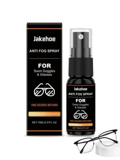 Anti-Fog Glasses Spray, Glasses Anti-Fog Cleaning Solution, Clear Vision Lens Care Portable Spray