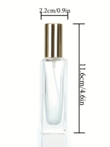 1pc Customizable Perfume Decanting Bottle, Customizable Text, Thick Square Glass Perfume Bottle, Portable Travel Size Empty Bottle, Sample Perfume Bottle, Wedding Bride Bridesmaid Handheld Bottle, Bridal Party Gift, Bridesmaid Proposal, Personalized Perfume, Gift For Girlfriend, Anniversary Gift, Christmas Gift, Holiday Gift, Valentine's Day Gift, Wedding Perfume Decanting Bottle, Halloween Spray Bottle