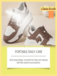 1/2 Stücke Schuh- & Socken Geruchsentferner Spray, entfernt Gerüche, erfrischt Schuhe & Socken, 100ml Flasche, Grüntee Duft, praktische Tagespflege, geeignet für alle