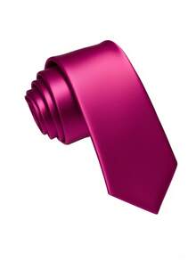 1 条男士领带，纯色光滑领带，商务正装，适合日常穿着、婚礼、庆典和商务着装男士领带 - 藏蓝色 - 查看 22