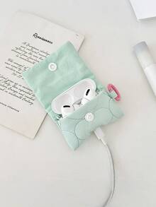 Bluetooth Earphone Storage Box, Earphone Protective Soft Case, Travel Organizer Bag, Bluetooth Earphone Case, Charging Box, Power Bank, Phone Charger, Digital Camera Accessories - Multicolor - View 3