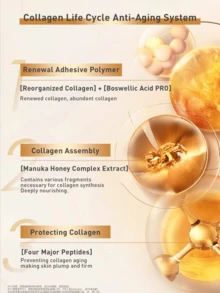L’Oreal Paris L'Oréal Paris Age Perfect Collagen Cream 4-Pack Total 60ml, Moisturizing, Effectively Controls Moisture Content, Suitable For Dry And Combination Skin - 金致臻顏新花蜜膠原乳霜小樣 - 查看 10