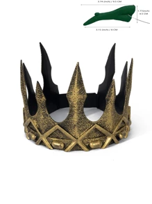 1pc Medieval COSPLAY Foam Crown, Vintage King Crown For Stage Performance