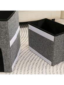 Simple Solid Color Foldable Pet Nest Stairs Two In One Pet Ladder Cat And Dog Stairs Teddy Thickened Sponge Ladder Foldable Cat And Dog Stairs Foldable Pet Stairs - Without - View 6