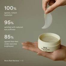 Abib Collagen Eye Patch Jericho Rose Jelly 90GM - Revitalizing Collagen Eye Patches With Rose Of Jericho - Eye Patch - View 5