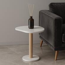 Corner Table Living Room Decoration Organic Corner Table - trắng - Xem 1