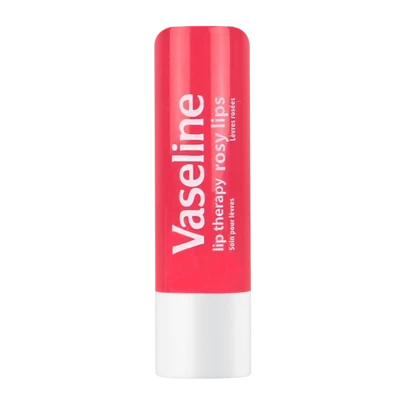 Vaseline [4.8克] 玫瑰滋养润唇膏 | 防止唇部干裂 | 保湿润唇膏 | 纯净修护润唇膏 | 适用于严重干燥和干裂的嘴唇 | 韩国制造