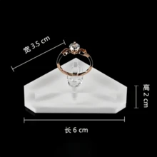 Acrylic Ring Display Stand, Multi-Type Ceramic White Jewelry Organizer Holder For Rings, Tabletop Display - Multicolor - View 16