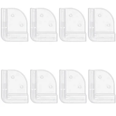 Kit com 8 Protetores de Quina e Canto Transparentes