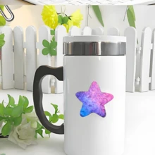 2Roll 1000pcs Colorful Laser Star Stickers Hand Decorated Christmas Holiday Birthday Party Gift Seal Label Stickers - Multicolor - View 6