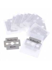 100pcs Pedicure Supplies Steel Replacement Blades For Skin Callus Foot Hard Remover Care Pedicure Machine Foot Remover Hand Pedicure File Machi - Multicolor - View 2