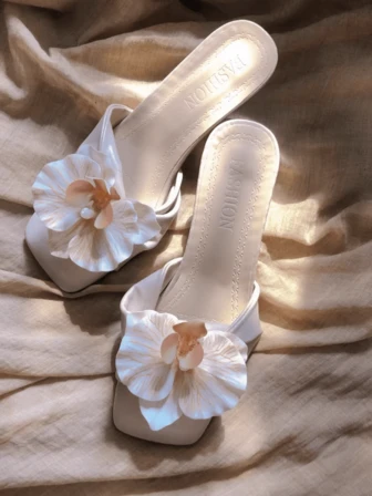 1 Par (2 piezas) Accesorios de zapatos desmontables DIY, decoraciones de zapatos con forma de flor de iris elegante en blanco, lila claro, rosa claro, verde claro, adecuado para tacones altos, sandalias, zapatos planos, zapatos de novia, zapatos de fiesta