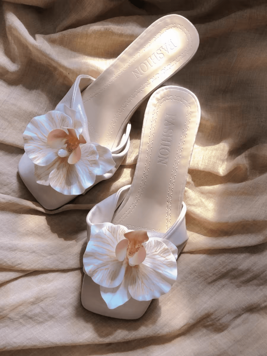 2pcs Removable DIY Shoe Accessories, Fashion Elegant Iris Flower Decor For Shoes, Bags, Phones, High Heels, Sandals, Flats, Bridal Shoes, Party Shoes, Travel Shoes (Shoes Not Included), Decorations Gift Ideas