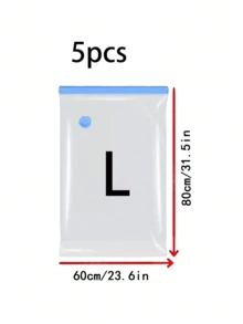 20/15/10/9/8/5/1pc Vacuum Compression Bags, Vacuum Bags, Clothes Storage Bags, Travel, Storage Bags, Vacuum Pump, Clear Vacuum Bags, Women Summer Clothes, Clothes Storage Set, Clothes Vacuum Pump, Travel Storage Bags, Clothes Storage Bags, Home Luggage Bags, Reusable Vacuum Compression Bags That Can Save 80% Space, Suitable For Coats, Shirts, Quilts, Pants, Home, Dorm, Hanging Cabinet, Wardrobe, Bedroom, Bathroom, Travel Accessories, Home Storage, Back To School Season - Multicolor - View 16
