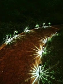 Solar-Powered Garden Lamp, Stainless Steel Outdoor Ground Plug-In Night Lighting Lawn Lamp, With Waterproof And Anti-Rust Effect /400mAh, Suitable For Garden And Terrace Decoration, Outdoor Camping Lamp Decoration, Home Courtyard Road Lamp Decoration (White Light/Warm Light) - 白光 - 查看 3