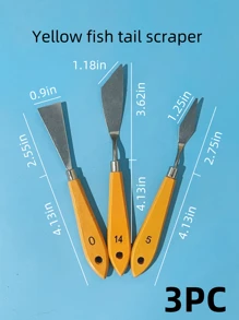 9 件/8 件/7 件/4 件/3 件美术油画调色刀、丙烯水彩颜料刮刀、抹刀、画笔套装、学校用品、返校