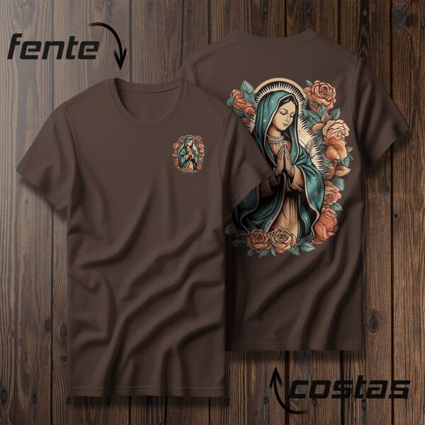 Camiseta nossa senhora T-shirt Camisa Premium Exclusiva