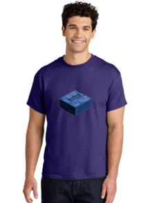 Jungle-Bundles Men's Graphic Tee, 100% Cotton, Comfortable Casual Summer Wear, Machine Washable, Travel Clothes, Blue Patterned Box, Modern Design, Geometric Shapes, Bluebushlands Branding, Luxury Packaging, Gift Box, Blue Hues, Decorative Elements, Stylish PresentationClothing Salesgraphic T-Shirt, Custom T-Shirt, Funny T-Shirt, Men's T-Shirt, Top, Crew Neck - BAG623