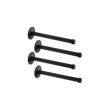 8TH-ST  Industrial Pipe Clothes Rack, 50 Inch Wall Mounted Clothing Rack, Space-Saving Hanging Closet Rod, Heavy Duty Multi-Purpose Garment Rack For Closet And Laundry Room(4 Bases), White TYJ002W - trắng - Xem 9