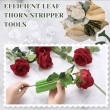 Rose Thorn Stripper - Efficient Flower Leaf Remover, Easy-To-Use Cleaner Cutter For Home & Garden Flower Arranging Flower Thorn