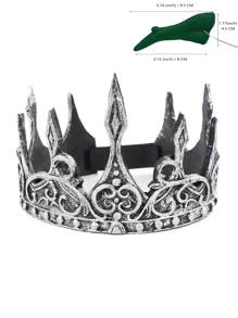1pc Medieval COSPLAY Foam Crown, Vintage King Crown For Stage Performance