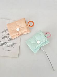 Bluetooth Earphone Storage Box, Earphone Protective Soft Case, Travel Organizer Bag, Bluetooth Earphone Case, Charging Box, Power Bank, Phone Charger, Digital Camera Accessories - Multicolor - View 7