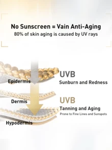 LOREAL UV Perfect Gold Tube Sunscreen 15/30ml, Broad Spectrum Protection, City Defense, High SPF, Suitable For Daily/Outdoor Use, Water-Resistant, Oil-Control, Non-Greasy, Lightweight Texture, Suitable For All Skin Types Including Sensitive Skin, Moisturizing And Nourishing, Long-Lasting Protection, Ideal For Outdoor Activities And Commuting, Enriched With Vitamin E And Natural Plant Extracts