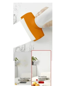 500 Grams Of Roller Paint Self-Brush Latex Paint Wall Repair Indoor Household Decontamination White Wall Repair White Subsidy Paste, With A Large Roller Brush In The Dirty Place Of The Wall To Facilitate Operation, Not Afraid Of Graffiti, Peeling And Cracks On The Wall.