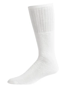 6 Pairs Over The Calf Tube Socks Premium Cushion Sports Athletic Knee High Socks Support Workout Running Socks Comfort Sweat-Absorbing Anti-Slip Comfy Sport Quarter Socks Value Pack - 白色 - 查看 3