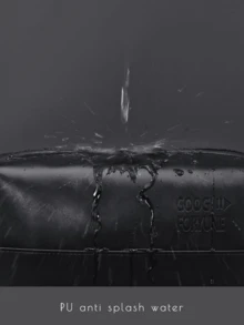 Bolsa de viaje impermeable para artículos de tocador para hombres, organizador de maquillaje portátil con cremallera, bolsos de mano con costura retro de PU, bolsa de aseo de gran capacidad para viajes de negocios