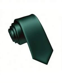 1 条男士领带，纯色光滑领带，商务正装，适合日常穿着、婚礼、庆典和商务着装男士领带 - 藏蓝色 - 查看 10