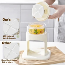 Happy-Star Dinosaur Shaped Manual Ice Shaver: Easy 4-Step Crank Operation, ABS Material, Shaves Smooth Ice Flakes! Extra Long Handle, Smooth Rotation, Fun Design With Dinosaur Shape. Can Also Be Used As A Bowl, No Electricity Needed. Enjoy Shaved Ice At Home, Essential For Gatherings!