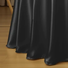 Satin Tablecloth For Wedding Reception - Round & Rectangular Wrinkle-Resistant Party Table Cover Multi Colors, Silky Shine For Birthday, Banquet, Themed Decor 1pc