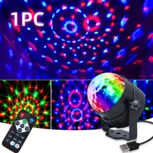 USB 7-Color Magic Ball Smart Lamp, LED Stage Projection Light, Multicolor Upright Projection Lamp, Plug Into USB Port For Use, Remote Control, Multi-Color Adjustment Nightlight, Party Background Decor, Suitable For Holiday Decoration, Birthday Party Atmosphere, Stage Lighting, Living Room, Office, Bedroom, Game Room, Dining Room, Christmas, Ideal Party Lamp, Create Atmosphere Projection Light, Holiday Gift, Valentine's Day, New Year And Valentine's Day Perfect Gift