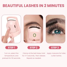 Electric Eyelash Curler - Pink - View 6