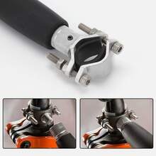 Lead Holder Spacer Expander Flexible Bike Holder Bike Leash Dog Biker Dog Leash - Black - View 6