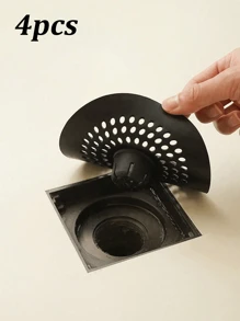 4/2/1 قطعة مصيدة شعر للبالوعة، غطاء بالوعة مربع للحمام، سدادة شعر سيليكون بكوب شفط، مرشحات مانعة لانسداد البالوعة، سدادات بالوعة الحمام والحوض، سدادات سيليكون معطرة للمطبخ، أدوات حمام، خدمات التنظيف التجارية/المتاجر.هالوين.عيد الميلاد.