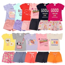 Conjuntos Femininos kit com 8 peças = 4 conjuntos Estilo, Conforto e Diversão - Multicolorido - Visão 7