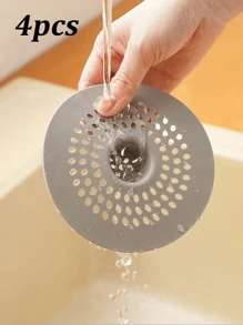 4/2/1 قطعة مصيدة شعر للبالوعة، غطاء بالوعة مربع للحمام، سدادة شعر سيليكون بكوب شفط، مرشحات مانعة لانسداد البالوعة، سدادات بالوعة الحمام والحوض، سدادات سيليكون معطرة للمطبخ، أدوات حمام، خدمات التنظيف التجارية/المتاجر.هالوين.عيد الميلاد.