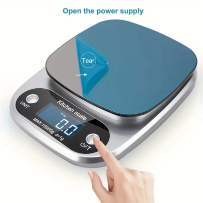 Balança de Cozinha Digital de Alta Precisão 0.1g/10kg