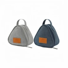 1 حقيبة عازلة للحرارة بشكل مثلث جديدة، مناسبة لكرات الأرز، علب الغداء، السندويشات، الحليب، البيض للإفطار، حقيبة عزل حراري متعددة الوظائف للمنزل والاستخدام المحمول في المدرسة