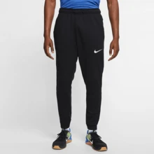 Pantalón de entrenamiento holgado con puños elásticos y estampado del logotipo de Nike para hombre - CJ4313-010 - Negro - Ver 3